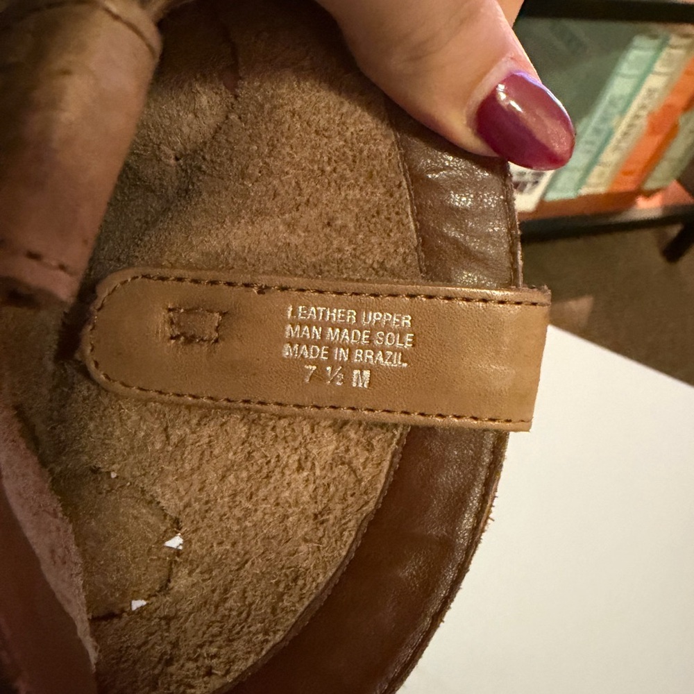 Matisse Tan Leather Heeled Boots. Like-New - Picture 6 of 6